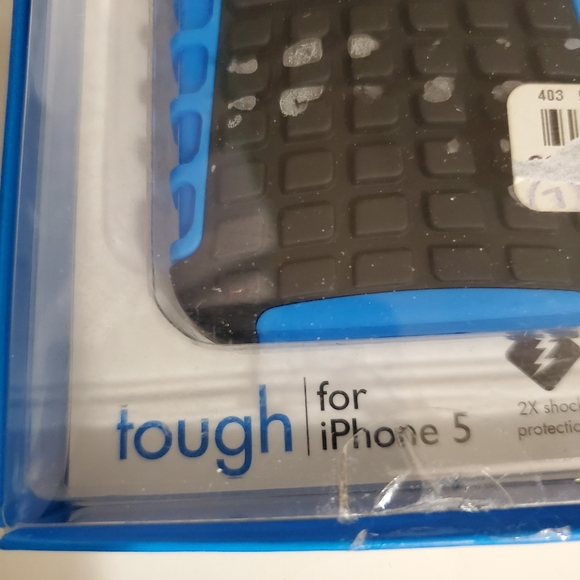 Ihome iPhone 5 black blue case kickstand - Picture 3 of 4